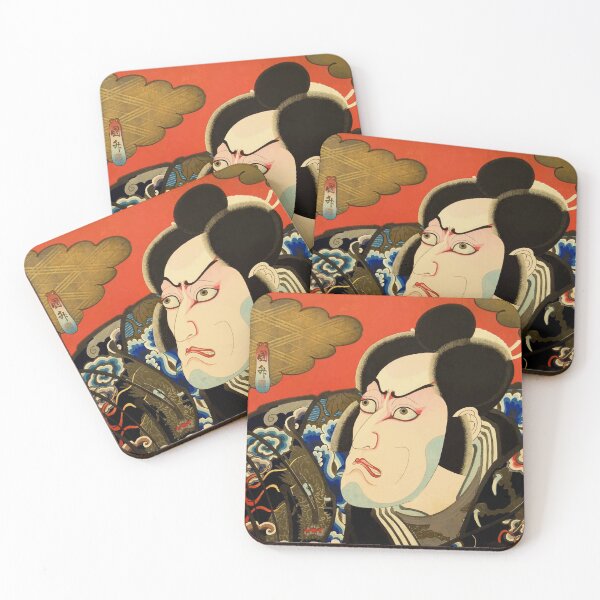 Item preview, Vintage Japanese woodblock print designed and sold by monsterplanet.