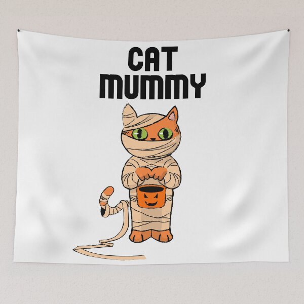 Item preview, Cat Mummy - Halloween 2020 Trick or Treat designed and sold by Giacob.