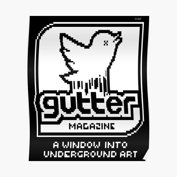 Gutter Electronic Magazine (e-mag) Promo Poster