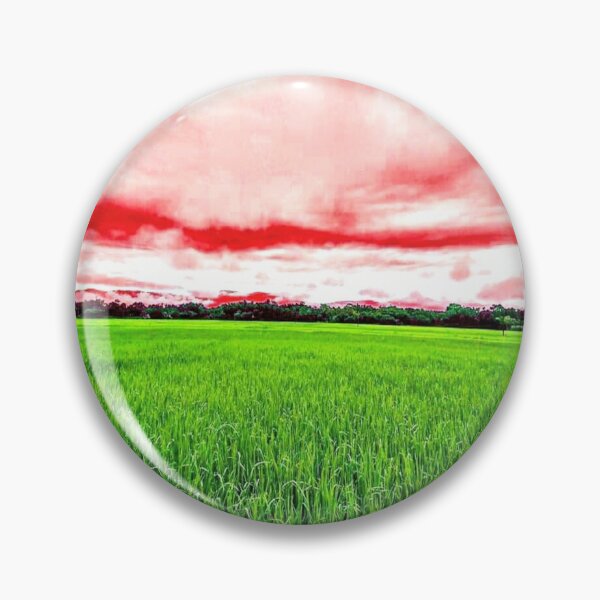 Item preview, Beautiful Green Grass Under Red Sky designed and sold by Indra Agrawal.