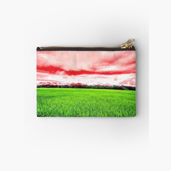 Item preview, Beautiful Green Grass Under Red Sky designed and sold by Indra Agrawal.