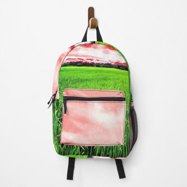 Item preview, Beautiful Green Grass Under Red Sky designed and sold by Indra Agrawal.