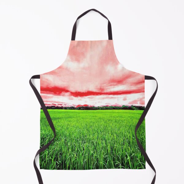 Item preview, Beautiful Green Grass Under Red Sky designed and sold by Indra Agrawal.