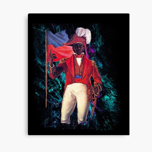 Jean-Jacques Dessalines abstract Canvas Print