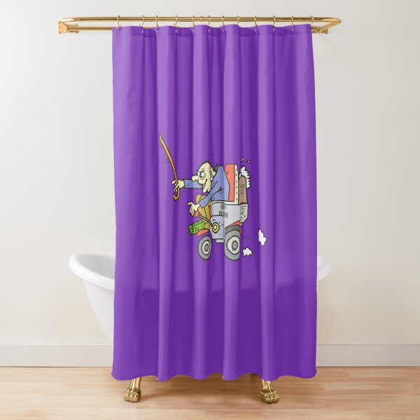 Wheel Chair Shower Curtains Redbubble - cornucopia blaster roblox