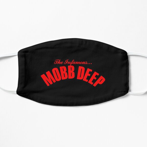 90s hip hop red classic Flat Mask