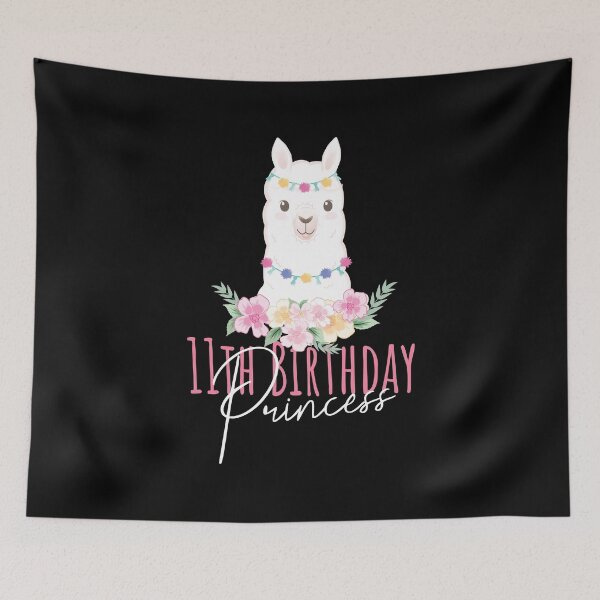 Item preview, 11th Birthday Princess Girl 11 Years Old Llama Lover B-Day product designed and sold by Grabitees.