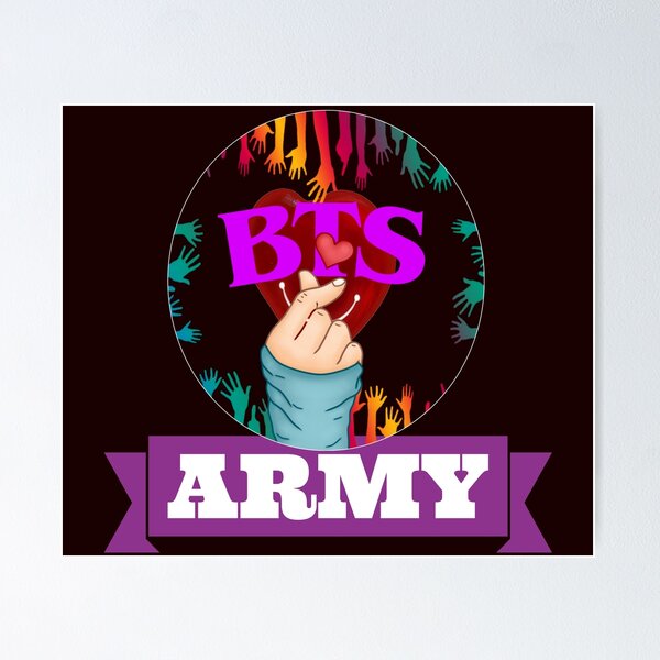 Item preview, bts army, heart finger symbol designed and sold by doctors-apparel.