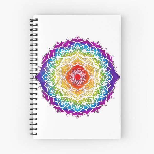 Item preview, 7 Chakras Mandala - 01 Watercolor WOWB designed and sold by chakraplaza.