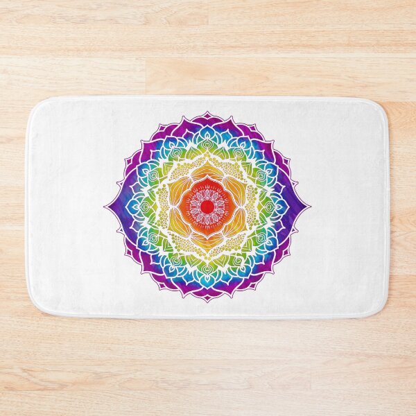 Item preview, 7 Chakras Mandala - 01 Watercolor WOWB designed and sold by chakraplaza.