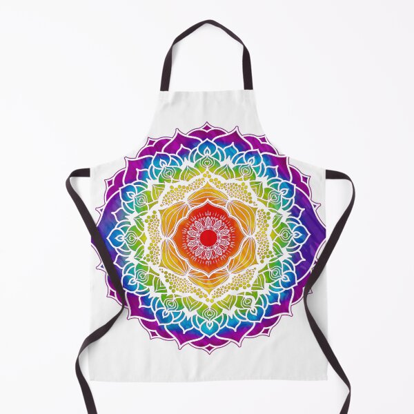 Item preview, 7 Chakras Mandala - 01 Watercolor WOWB designed and sold by chakraplaza.