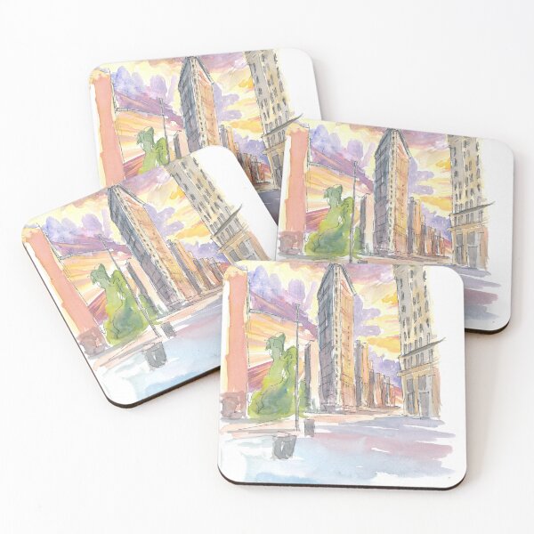 Item preview, Spectacular Flatiron Sunset In New York City  designed and sold by artshop77.
