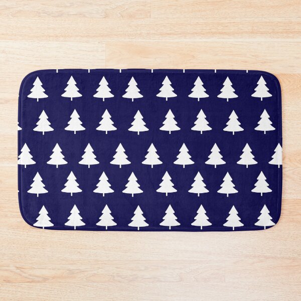 Item preview, White Christmas Trees Pattern designed and sold by Aysel's Designs.