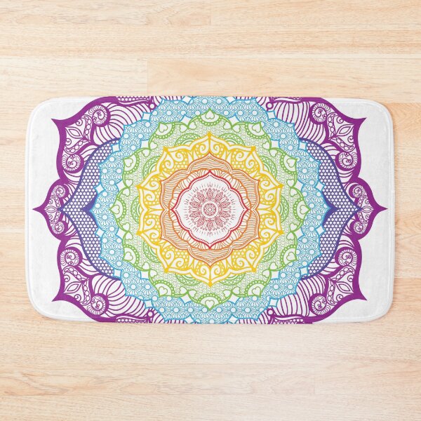 Item preview, 7 Chakra Mandala - 01 OWBG  designed and sold by chakraplaza.