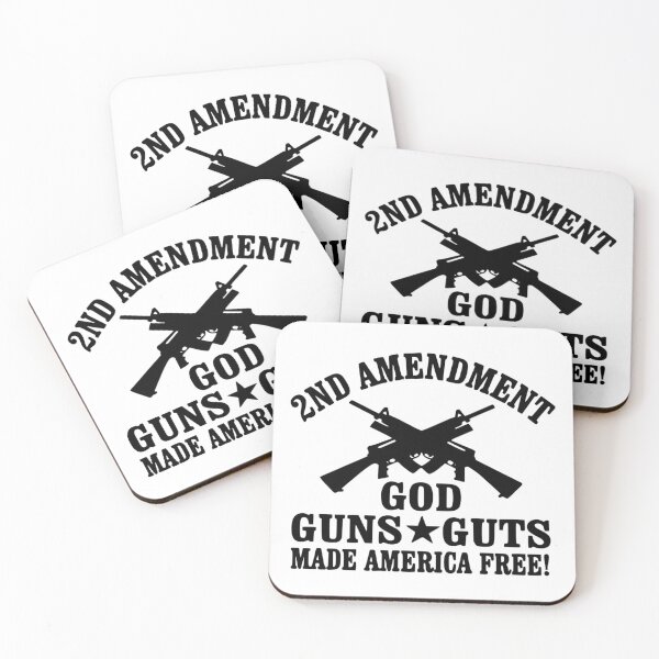 Aperçu de l'œuvre 2ème amendement: Dieu, armes à feu, tripes créée et vendue par OLD SARGE CLOTHING COMPANY.