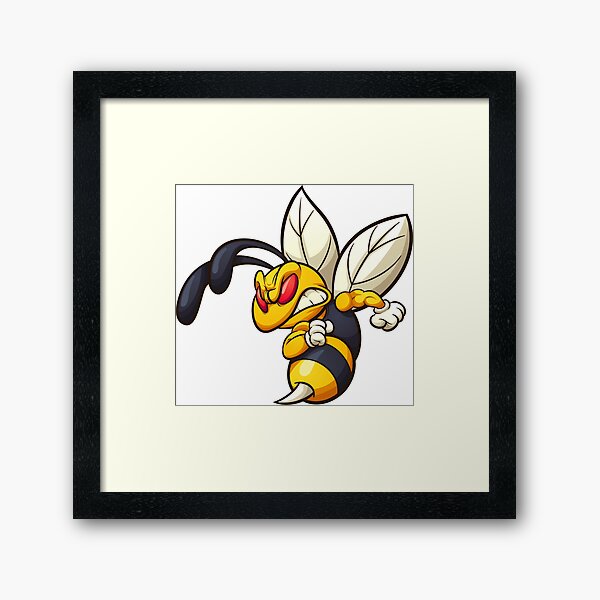 Angry Hornet Framed Art Print