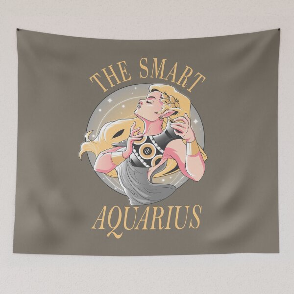 Item preview, Aquarius Zodiac Sign, Astrology, Astrological Sign designed and sold by NikoIllustrates.