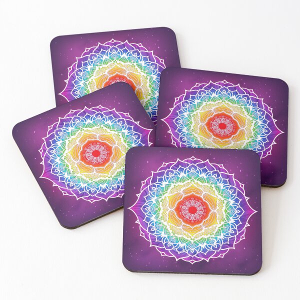 Item preview, 7 Chakras Mandala - 01 WOCBG designed and sold by chakraplaza.