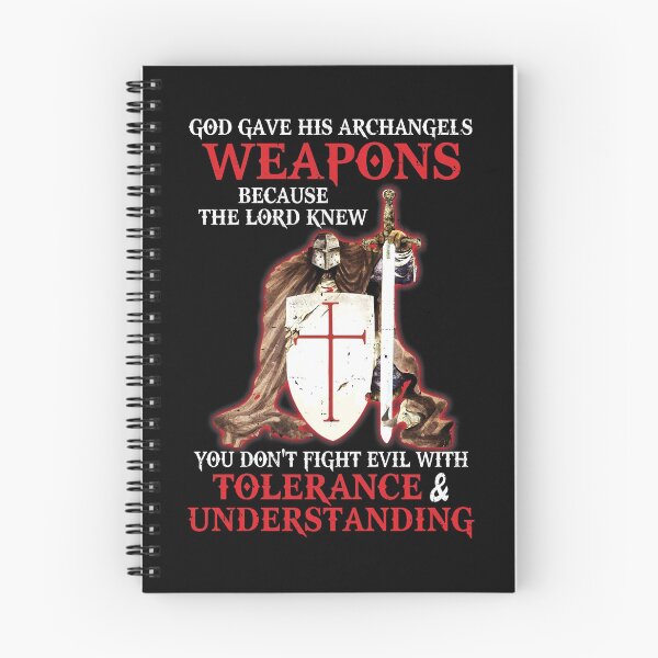 Item preview, God Gave His Archangels Weapons Christian Knight Templar designed and sold by CreativeGift.