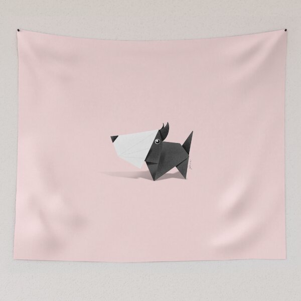 Item preview, Schnauzer Puppy Origami Design designed and sold by MALLANG.