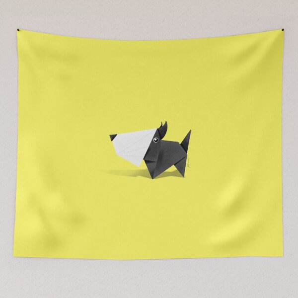 Item preview, Schnauzer Puppy Origami Design designed and sold by MALLANG.