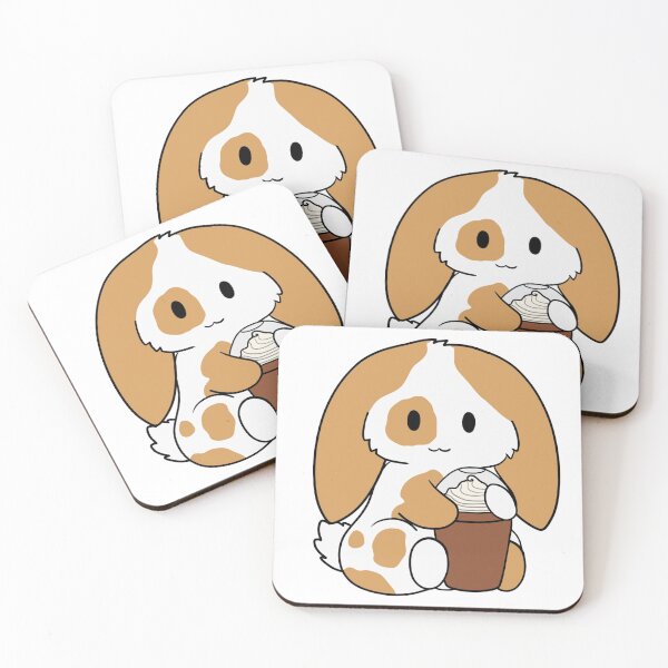 Item preview, Spotted Brown Bunny Ice Coffee designed and sold by BiscuitSnack.