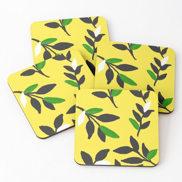 Item preview, Black leaves print designed and sold by smrithi2936.