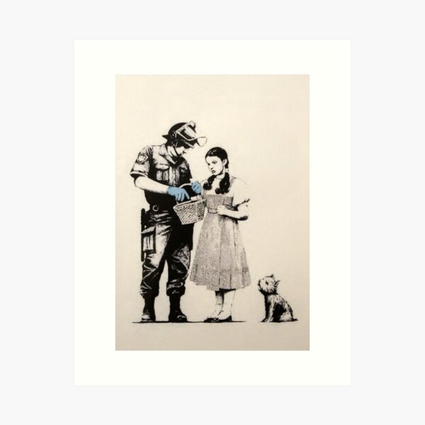 Item preview, Stop and Search Banksy Wizard of Oz - What are you looking at designed and sold by WE-ARE-BANKSY.