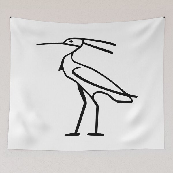 Item preview, Heron hieroglyph G31 designed and sold by AnnaBaldon.