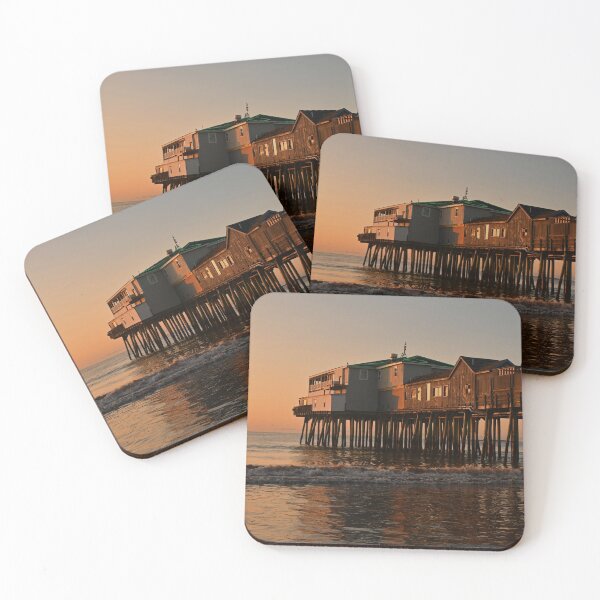 Item preview, The Pier after Sunrise (Golden Brown tones) designed and sold by Poete100.