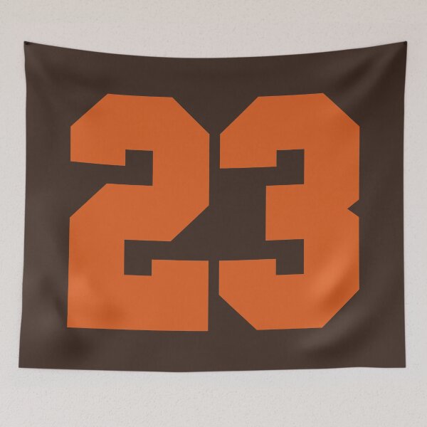 Item preview, 23 Number Cleveland Sports Twenty-Three Brown Jersey designed and sold by HelloFromAja.
