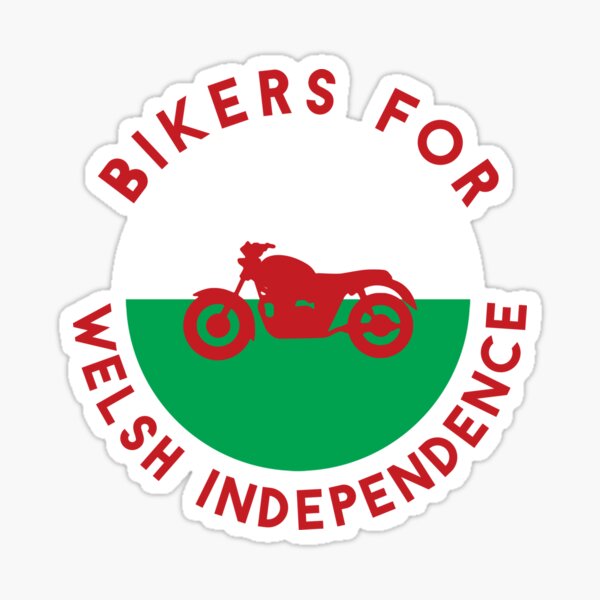 Bikers For Welsh Independence, Indywales Sticker