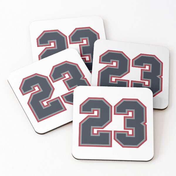Item preview, 23 Navy Grey Red Sports Number Twenty-Three designed and sold by HelloFromAja.