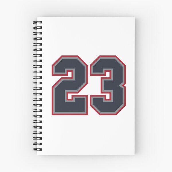 Item preview, 23 Navy Grey Red Sports Number Twenty-Three designed and sold by HelloFromAja.