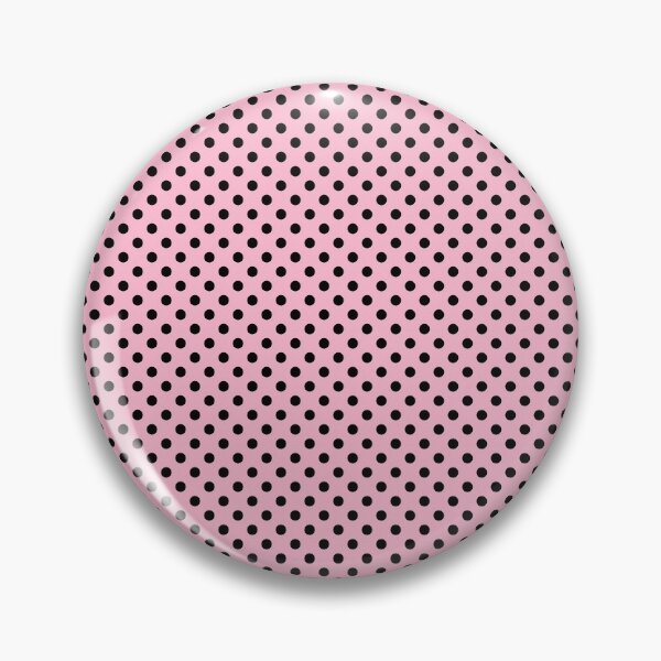 Item preview, Black & Marinette Pink Classic Polka Dot Seamless  Pattern designed and sold by LJWDesigns.