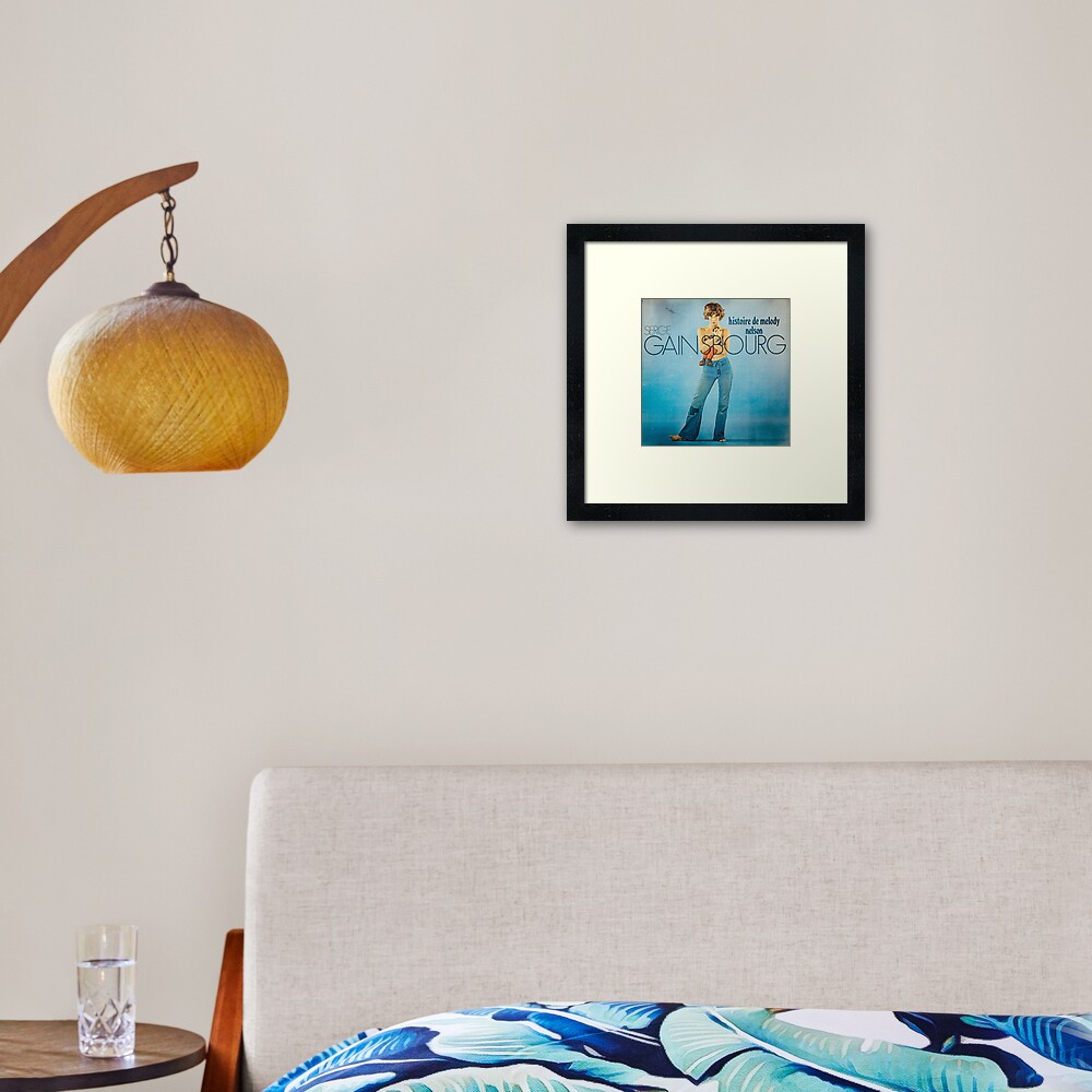 Serge Gainsbourg Framed Art Print