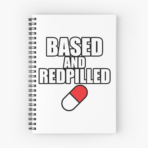Item preview, Based and Redpilled Meme T-Shirt designed and sold by CyberSchizoShop.