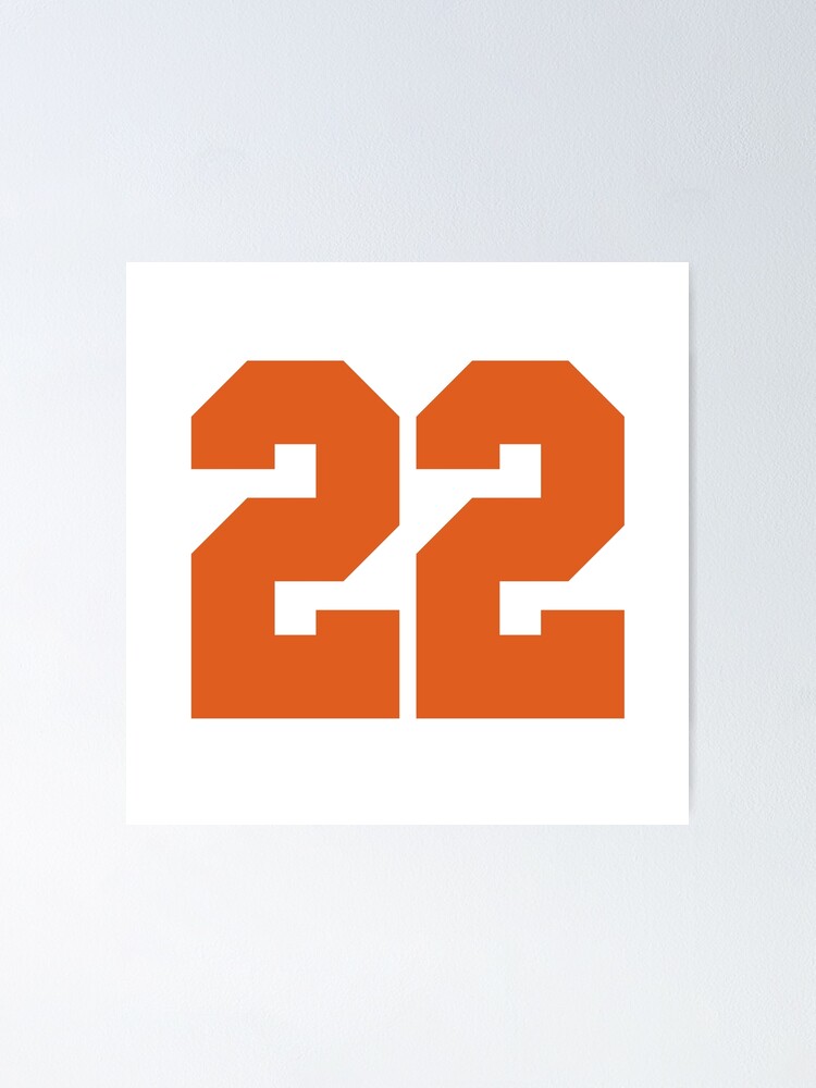 33 Sports Number Thirty-Three Poster for Sale by HelloFromAja