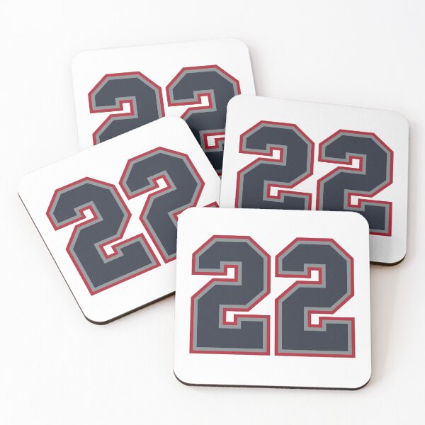 Item preview, 22 Navy Grey Red Sports Number Twenty-Two designed and sold by HelloFromAja.