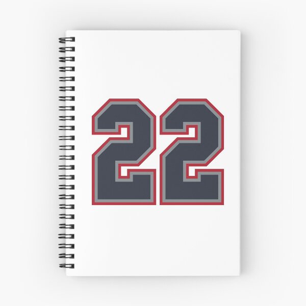 Item preview, 22 Navy Grey Red Sports Number Twenty-Two designed and sold by HelloFromAja.