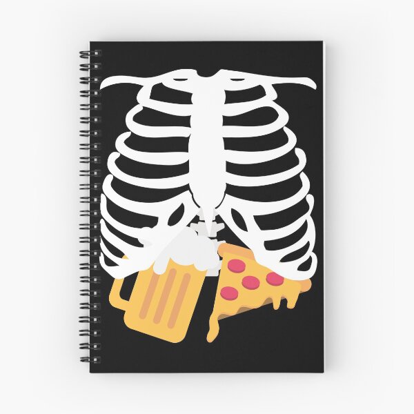 Item preview, Beer & Pizza Skeleton Ribcage - Halloween Costume designed and sold by K-icon.