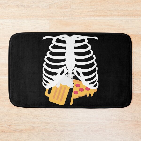 Item preview, Beer & Pizza Skeleton Ribcage - Halloween Costume designed and sold by K-icon.