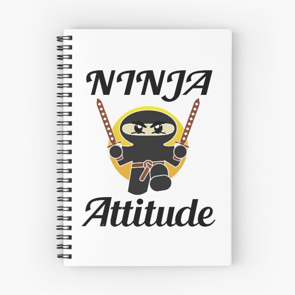 Item preview, Ninja attitude - Cartoon Humor Message designed and sold by rubislys.