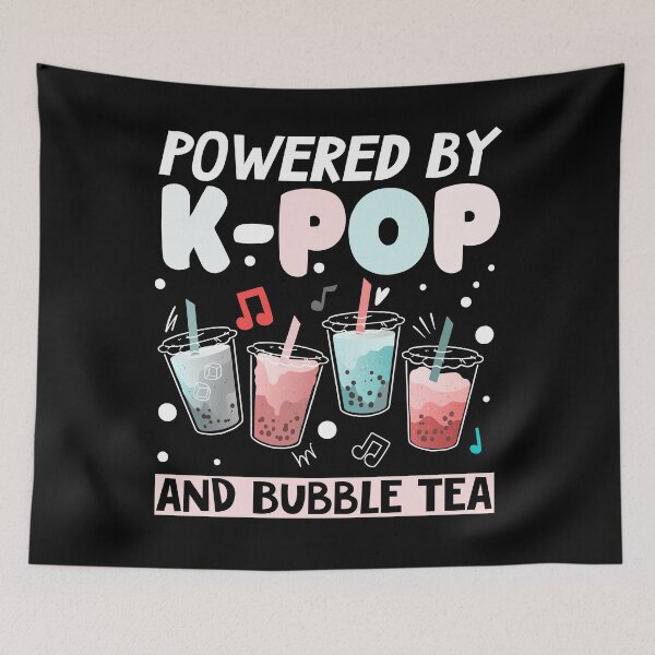 Item preview, Powered by K-POP and Bubble Tea Cute designed and sold by azmndesigns.