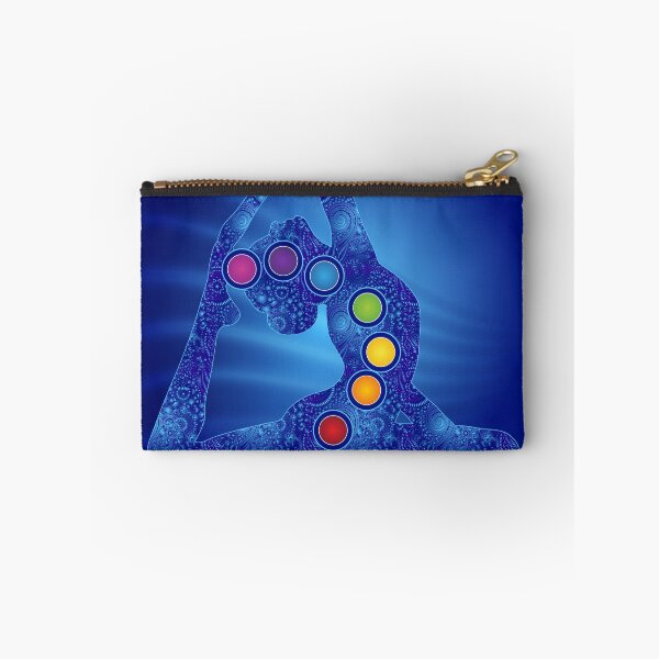 Item preview, Yoga Pose Chakra Centers - 64 BLUBG designed and sold by chakraplaza.