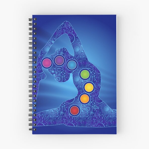 Item preview, Yoga Pose Chakra Centers - 64 BLUBG designed and sold by chakraplaza.