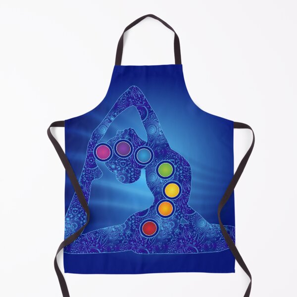 Item preview, Yoga Pose Chakra Centers - 64 BLUBG designed and sold by chakraplaza.