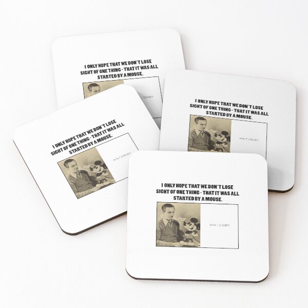 Artikelvorschau, Walt Disney quote simple white BG entworfen und verkauft von maya-studio.