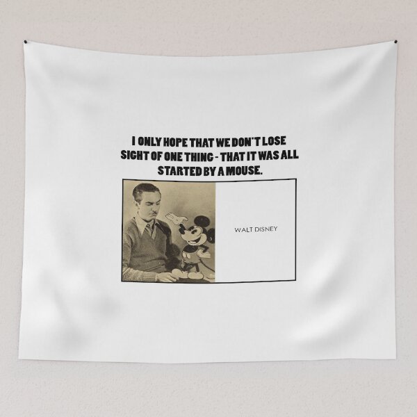 Item preview, Walt Disney quote simple white BG designed and sold by maya-studio.