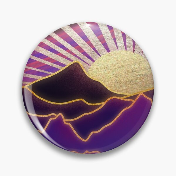 Item preview, Pink sunset over the mountains designed and sold by cyc94.